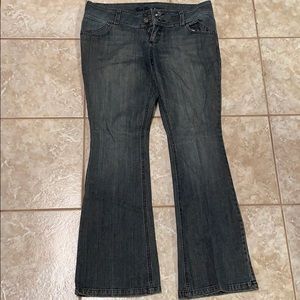 Women’s guess jeans, black denim, size 32